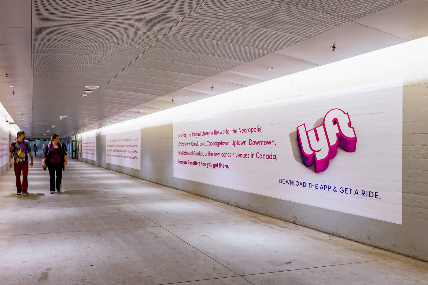 Lyft - App - Union Station - Wall Wrap (Toronto, Ontario)