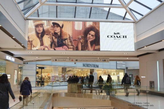 Coach - Malls - CF Rideau Centre - Digital Spectacular (Ottawa, Ontario)