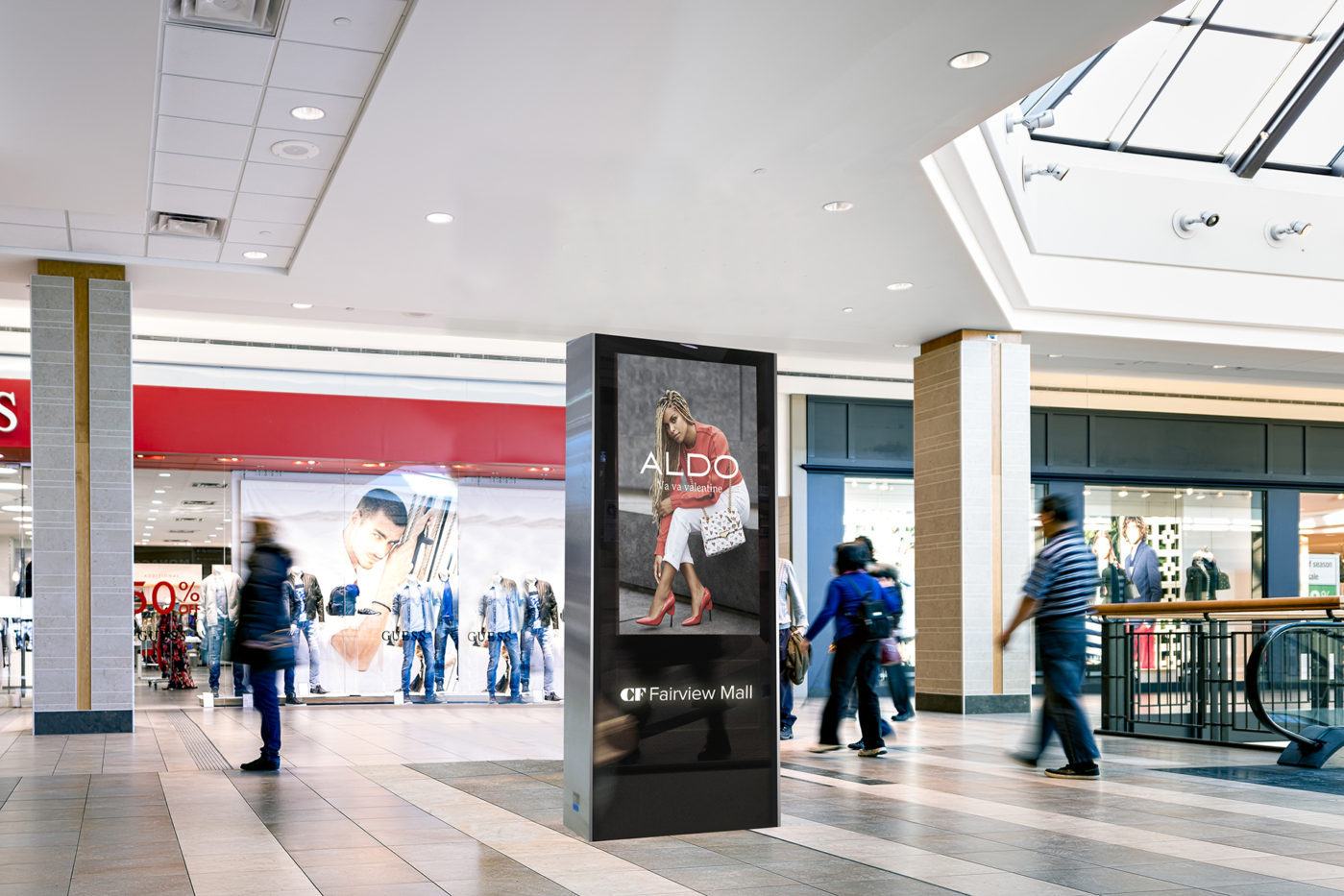 Aldo - CF Fairview Mall - Digital Directory Mockup (Toronto, Ontario)