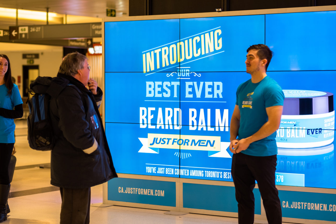 Just For Men - Beard Balm - Union Station - GO Concourse (Toronto, Ontario)